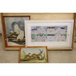 Ron Marshall (20th century) Two Oil Paintings on Board, one of Otters dated 1978, 41cm x 27cm and