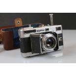 Voightlander Vitessa - T Vintage Camera in brown leather case (Compur)