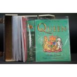 Vinyl - 19 Queen & related LP's including modern issues, live recordings and private pressings