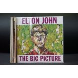 Vinyl - 9 Elton John LP's to include The Big Picture (5738320) 180gm double LP Ex/Ex+, Goodbye