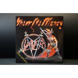 Vinyl & Autographs - Slayer Show No Mercy on Road Runner Records RR 9868. Fully autographed to the