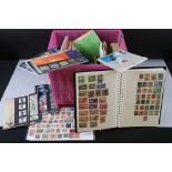 A collection of British and world loose and mounted stamps together with a quantity of
