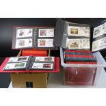 A large collection of mixed First Day Covers all contained within thirteen albums