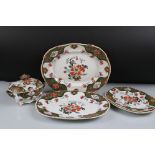 Large 19th century Mason's Patent Ironstone Dinner Service comprising approx. 56 pieces including