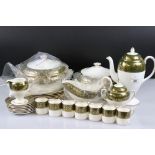 Extensive Wedgwood ' Florentine ' Dinner and Coffee Service comprising Two Lidded Tureens, 7