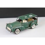 Tinplate model of a Morris Traveller car, length approx. 33cm