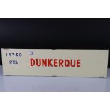 Railway interest - Original Mid century French Railway Sign ' Dunkerque ' 14730, 2e Cl (second