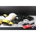 Collection of approximately 14 Ceramic and Glass model Cars including Dartmouth, Ringtons Van