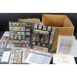 A large collection of mainly Mint British stamps to include Royal Mail booklets, part sheets and