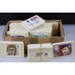 A large collection of Royal Mail PDQ cards.