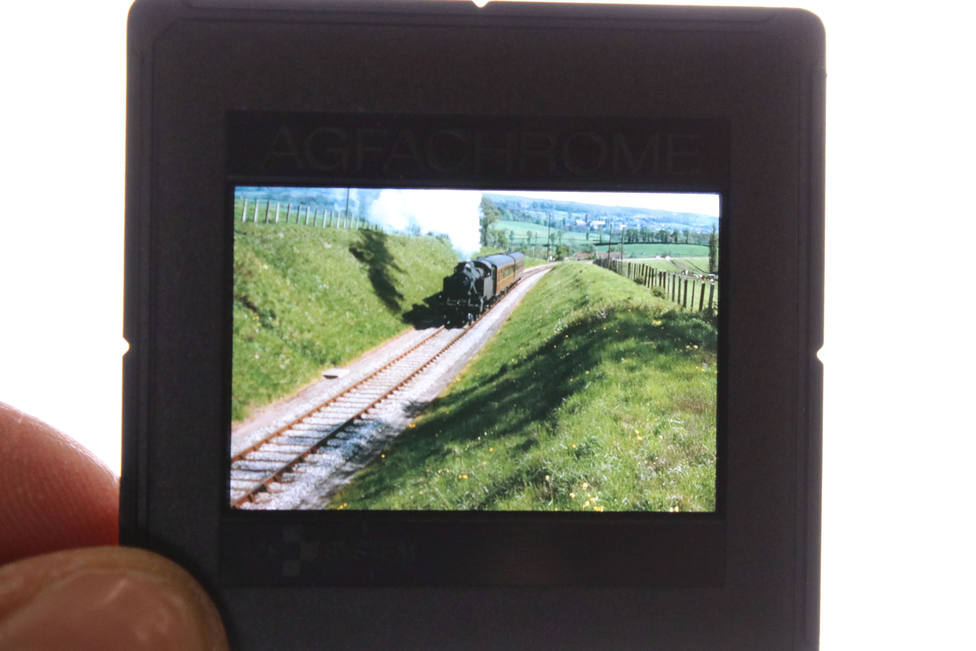 A large collection of 35mm colour slides of trains and railways. - Image 5 of 12