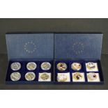 The Diamond Jubilee of Her Majesty Queen Elizabeth II six coin set together with the 70th
