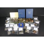 A small collection of British decimal and pre decimal coins together with a small quantity of