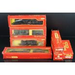 Seven boxed Triang / Hornby OO gauge locomotives to include R754, R52, R758, R150S, 4-4-0 with