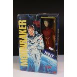 Boxed Mego Moonraker James Bond 007 Holly 12.5" figure with accessories and original space suit,