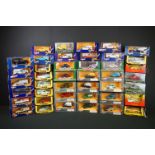 42 Boxed Corgi diecast models featuring many commercial vans to include BBC, Radio Rentals,