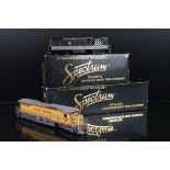 Two boxed Bachmann Spectrum HO gauge locomotives to include 85002 Dash 8 40C Union Pacific #9183 and