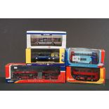 Five Boxed Creative Master Northcord diecast models to include UKBUS 5102 Mercedes-Benz Citaro,