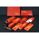 11 Boxed Triang OO gauge accessories to include R119 Operating TC Mail Coach Set, R402 Operating