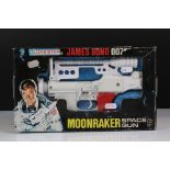 Original boxed Lone Star James Bond 007 Moonraker Space Gun, showing some paint loss, fair box