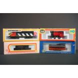 Four boxed HO gauge locomotives to include Bachmann Deluxe EMD Diesel Canadian National, IHC M471