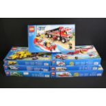 Lego - Seven boxed Lego City sets to include 7726, 7207, 7213, 7206, 3221, 4439 & 7998, all