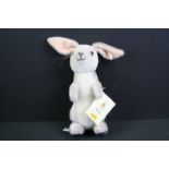 Steiff Classic Pooh Rabbit soft toy with original tag and button, vg