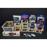 Around 20 boxed Lledo diecast models plus a collection of unboxed diecast models to include