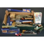 Collection of Hornby Dublo 3 rail model railway to include locomotives, boxed TPO Mail Van Set,