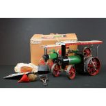 Boxed Mamod Steam Tractor TE1a in a good play worn condition, fair-gd box