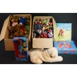 Collection of figures, teddies, trading cards, etc, to include boxed Thinkway Toys A Bugs Life