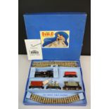 Boxed Hornby Dublo EDG17 Tank Goods Train BR Set complete with locomotive, rolling stock and track