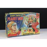 Boxed Merit J & L Randall Ltd 1950s Dan Dare Planet Gun with three shockproof spinning missiles (one