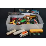 Quantity of play worn diecast models circa 1970s to include Corgi, Matchbox, etc