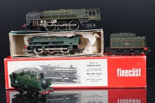 Four OO gauge locomotives to include Wills Finecast GWR 2251 Class (built), TTR Britannia,