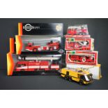 Six boxed diecast Fire Engine models to include 2 x Gama (Vision 2000 3536 & Super 2604), Conrad Air