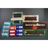 15 Boxed OO gauge items of rolling stock to include Heljan, Hornby, Dapol, Replica Railways, West