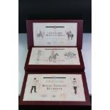 Three boxed ltd edn Britains metal figure sets to include 5294 The Royal Anglican Regiment, 5195 The