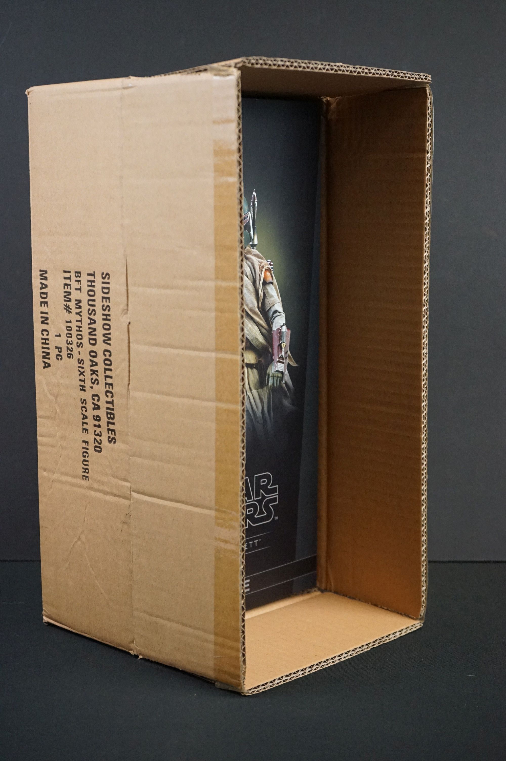 Star Wars - Boxed Sideshow Collectibles Star Wars Boba Fett Sixth Scale Figure in original shop box, - Bild 6 aus 6