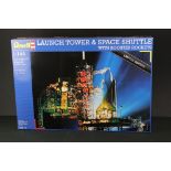 Boxed & unbuilt Revell 1:144 Launch Tower & Space Shuttle ltd edn plastic model kit 04911 with