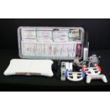 Retro Gaming - Nintendo Wii Console with all wires, 2 x official controllers, 1 x Wii Fit Board 1