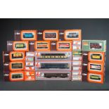 30 Boxed Lima OO / HO gauge items of rolling stock to include coaches and wagons