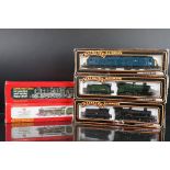 Five boxed OO gauge locomotives to include 3 x Palitoy Mainline (37079 4-6-0 Erlestoke Manor Class