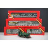 Four boxed Hornby OO gauge locomotives to include R855 LNER Flying Scotsman, R068 BR Class 25 Diesel