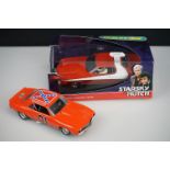 Cased Scalextric C2553 Starsky & Hutch Ford Gran Torino 1976 (outer box packaging with split) plus a