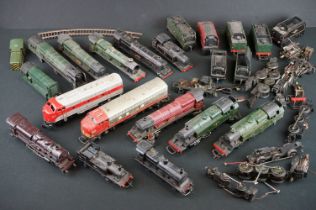 Seven OO gauge locomotives to include Triang and Bachmann examples featuring Triang The Princess