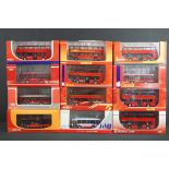 12 Boxed Creative Master Northcord 1:76 ltd edn diecast model buses, to include 2 x Travel London (