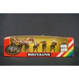 Boxed Britains Deetail ' 7 S.A.S Troopers ' plastic figure set no. 6336 (one gun bent, box has