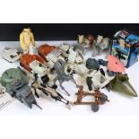 Star Wars - 16 Star Wars Mini Rigs & accessories to include boxed Tri Pod Laser Cannon (complete),