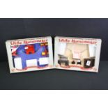 Two boxed Plasco Little Homemaker plastic dolls house furniture sets to include Bedroom set and